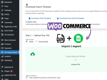 digital-rise-import-export-woocommerce-product-plugin